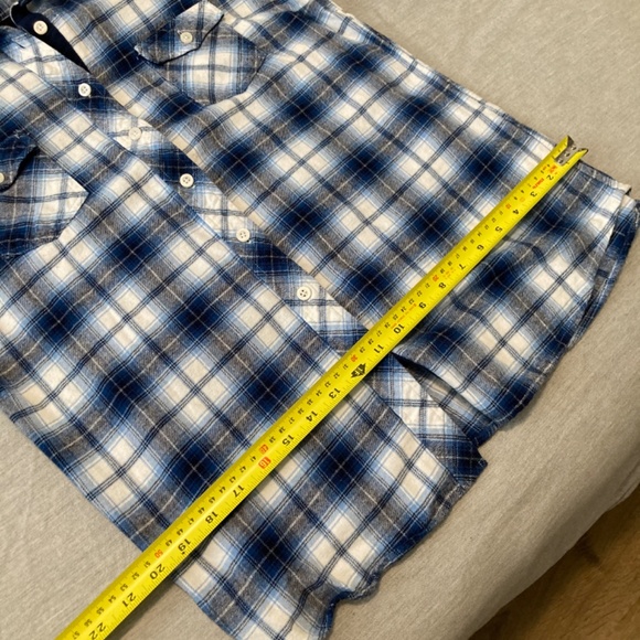 Original Weatherproof Vintage Women’s Flannel Buttoned Down Plaid Shirt. L - Picture 10 of 14